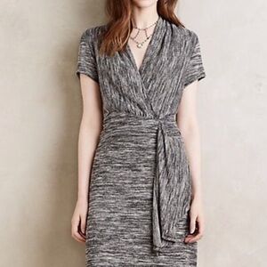 Anthropologie Maeve Cinched Surplice Dress, EUC